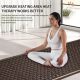 Heating Pad for Back Pain Relief - Electric Heating Mat with Far Infrared Technology Muscle Pain Relief  Germanium Tourmaline