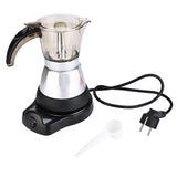 Large Capacity Electric Moka Pot Stovetop Espresso Coffee Maker Coffee Percolator 150ml