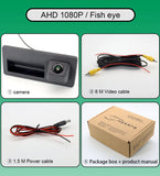 For Volkswagen Sharan Mk2 7N 2010-2018 For SEAT Alhambra 2010~2014 AHD 1080P 170° Trunk Handle HD Car Reverse Rear View Camera