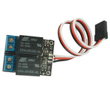 1 PC For RC Model Airplane Drone 5V Receiver DIY Parts 2 In 1 Remote Control Light Electronic On-off PWM Relay Switch