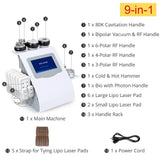 Professional Cavitation 80k Body Massagers Multi-Polar Radio Frequency Anti-Wrinkle Skin Rejuvenation Lift