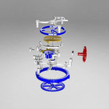 3D Printed Three-Axis Tourbillon Model – PET Material, Mechanical Escapement Movement, 120x120mm