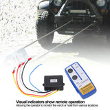Wireless Winch Remote Control Kit 75ft Range 12V 24V High Sensitivity Universal for Car ATV Truck Winch Controller Set