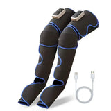 Leg Massager Air Compression with Heat Pain Relief Wrap for Circulation Boost & Muscle Recovery 3 Intensity Levels, LED Display)