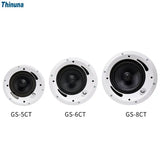 Thinuna GS Commercial Passive Portable 2 Way Component PA Public Address Speakers Box Audio System Sound Coaxial Ceiling Speaker