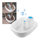 Ionic Detox Foot Bath Massage Machine with Basin Electric Foot Spa Bath Massager Deep Tissue Clean Vibrant Vibration Care Arrays