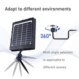 Trail Camera Solar Panel with 3W 8000mAh 5V 12V 9V 6V Output Solar Charger Kits for Security Camera Outdoor Use