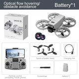 New V86 HD Photography Drone Optical Flow Positioning Intelligent Obstacle Avoidance A Foldable Remote Control Aircraft