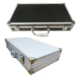 Microphone Carrying Case Hard Case with Handle Multi Compartment 1Pcs Instrument Box Shockproof Mic Bag EVA Interior Hard Shell
