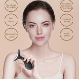 Home Neck Massager Heating EMS Vibrating Massagers Necks Lifting Firming Beauty Devices Portable Brightening Skin Instruments