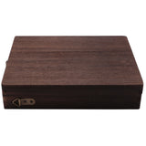 E-Easy To Use-Writers Messenger Wood Box, Wooden Box With Hinged Lid Shoulder Bag, With Lid Latch Outdoor Sketching Storage Box