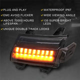 Car LED Dynamic Daytime Running Lights Marker Light Turn Signal Lights For Jeep Wrangler JL 2018-2019 DRL