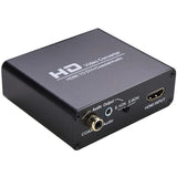 HDMI Male to DVI Female Video Box Adapter Converter HDMI DVI Video adaptor With 3.5mm Coaxial for PS3 XBOX360 Blu-ray DVD HDTV