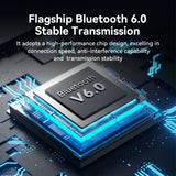 Bluetooth 6.0 Audio Receiver Wireless with Remote Volume Control Audio Adapter Microphone Karaoke 3.5mm AUX RCA 6.5MM