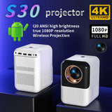 X10 HD Electric Focus Home Theater Built-in Mini Portable Office Smart TV Projector Support 4K for Phones Laptop
