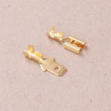 210PCS 2.8mm 4.8mm 6.3mm Wire Spade Connector Male and Female Quick Splice Wire Crimp Terminal Block Assortment Kit for DIY Boat