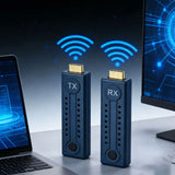 1080P 100M Wireless Wifi Audio Video Transmitter Receiver HDMI-Compatible Extender for Camera Laptop PC To TV Projector Monitor
