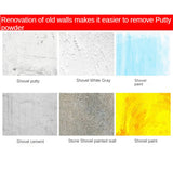 Electric putty wall machine, white gray electric wall brush, dust-free exfoliating shovel