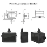 TF02 Pro MidRange Distance Sensor, 1000Hz Frame Rate And 40Meters Operating Range Lidar Module For Indoor/Outdoor/Robot