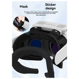 Oculus Quest 3 Cooling Fan Quest 3 Fan Mask Relieve Lens Fogging And Heating Wide Anti-Sweat Cooling Breathable And Comfortable