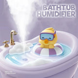 Cartoon Air Humidifier Colourful Lighting 340ML Mini Bathtub Shape Diffuser Kids Toy Cute Duck Humidifiers Cars Desktop Silent