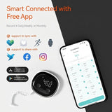 Smart Bluetooth Body Tape Measure Auto Retract Digital Caliper Tracks Waist Hip Chest With Phone App Sync Tool