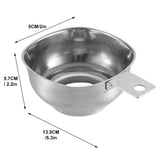 Stainless Steel Jam Funnel Large Opening Funnel Filling Aid Jam Funnel With Handle Protection For Jam Liquid Oil Beans In Jars