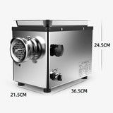 Electric Meat Grinder Blender Consumer And Commercial Stainless Steel Meat Grinder Food Processor Household Appliances 1300W