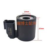 XGMA XG806 808 815 Pilot Safety Lock Solenoid Valve Coil Excavator Parts for Walking And Rotation