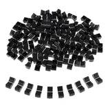 100 Pieces 8mm Fader Knob Caps Touch Sensitive Slider Ribbed Mixer Push Caps