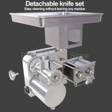 110/220V 1800W Commercial Meat Grinder 304SUSElectric Food Crusher Slicer Shredder For Butcher Shop Restaurant Food Processing