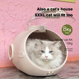 Fresh air System Half Window Pet Backpack Space Bag Portable Outing Cat Bag Cat Travel Bag Packaging Pet Product