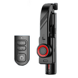 Gimbal Stabilizer Selfie Stick Foldable Wireless Tripod With Bluetooth Shutter Monopod