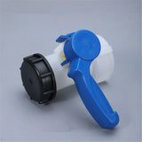DN40 IBC Tank Tap Pipe Connector 62mm Container Flap Valve Outlet Tap Adapter Stopcock Rain 1000L IBC Integrated Butterfly Valve