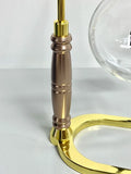 Perfume Bottle Scent Test Bottle Brass Perfume Scent Essential Oil Coffee Test Glass Bottle Brass Perfume Scent with Stand