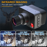 BAAY 4K UHD Metal Night Vision Scope Sight Infrared Telescope Camera Mini Digital Monoculars For Hunting Camping