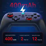 Z02 Gamepad For Bluetooth Hall Joystick Somatosensory Continuous Hair Vibration For Android IOS Switch Gamepad Accessories Pink