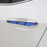 4pcs Car Door Edge Guard Strip Anti-collision Trim Side Mirror Protector