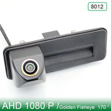 HD Golden-FishEye Backup Rear View Camera For Audi A1 Skoda Roomster Fabia Octavia A7 Yeti SuperB AHD 1080P 170° Trunk Handle