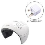 New 7 Color Round FoldableLED Photon Light Therapy Facial Device Skin Rejuvenation Acne Remover Anti Wrinkle Beauty Equipment