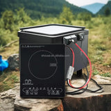 DC Induction Cooktop 24V/48V – Solar & Battery Compatible, Drop-In Stove for Indoor/Outdoor Use | Portable for US Market