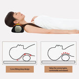 Jade Tourmaline Neck Massage Pillow with Heating - Hot Stone Therapy for Pain Relief, Insomnia, Stress & Cervical Spine -