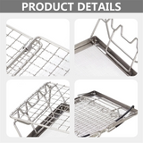 Stainless Steel Toaster Rack Folding Bread Heaters Camping Adventure Bread Toaster Tray Adjusted Steel Folding Grill