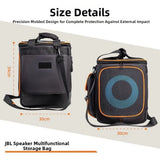 EVA Travel Carrying Case Muti-Pockets Outdoor Storage Bag Adjustable Shoulder Strap for JBL Partybox Encore 2 Essential