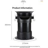 For Cafe Home Bar Office Compatible For Espresso Coffee Grounds Disposal And Recycling Trash Can With Removable Non-Slip Ba