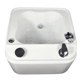 Footbath Foot Therapy Machine Beauty Salon Acrylic Massage Surf Light Spa Footbath Foot Therapy Bowl