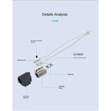 E-Easy To Use-Upgrade Nozzle Replacement For Anycubic Kobra 3 Max- Kobr 3 Max Hotend Compatible Nozzles Throat Sizes Of 0.4Mm, 0