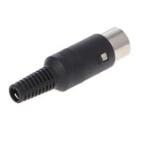 10 PCS 5 Pin DIN Plug Male Connector Jack With Plastic Handle Keyboard Cable Adapter Connector