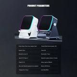 Auto-induction Wireless Induction Speaker RGB Ambient Light Dual Mode Bluetooth Speaker Portable 360° Rotation Phone Stand