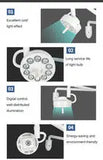Dental Operation Cold Led Lamp For Implant Dental Chair LED Light Shadowless With Induction Clinic Dental Chair Light